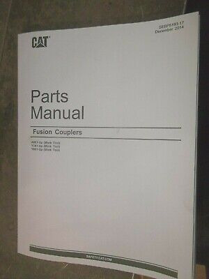 Cat Caterpillar Sebp5193-17 Fusion Couplers Parts Manual (