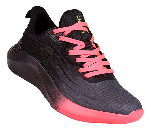 Tenis Mujer Deportivo Negro Charly 05004205