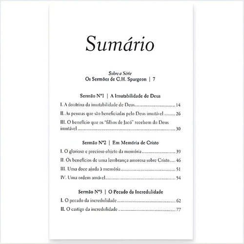 Livro Os Sermões De C. H. Spurgeon Volume 1, De C. H. Spurgeon. Editora O Estandarte De Cristo Em Português