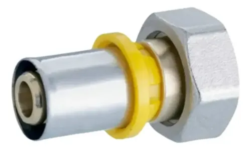 20 Raccordi A Crimpare Pex 3/4 X 3/4 In Ottone Senza Piombo - Efield