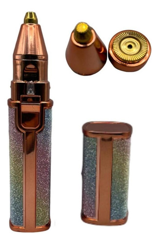 Depilador Facial 2 Em 1 Sobrancelha Buço Nariz Axilas Usb
