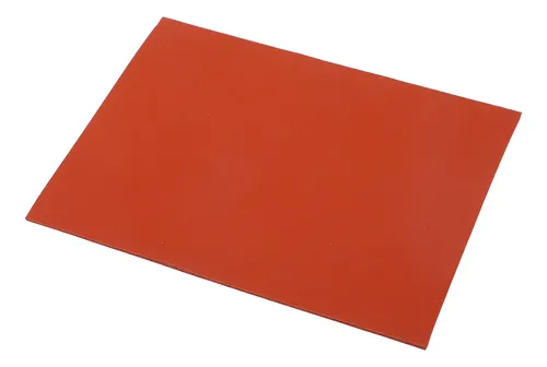 Protector De Mesa, 3 Unidades, Lámina De Silicona Roja, Resi