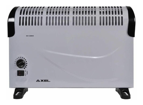 Imagen 1 de 4 de Calefactor eléctrico Axel AX-CO negro y gris 220V
