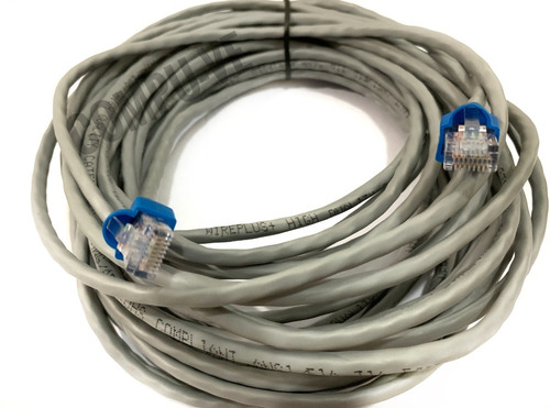 Cable Utp Cat5e Marca Wireplus 50 Metros Para Internet Redes