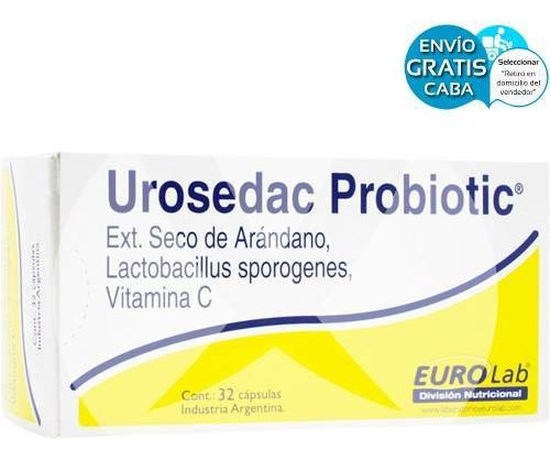 Suplemento en cápsula Eurolab  Urosedac Probiotic vitaminas