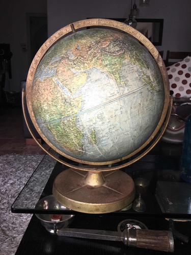 Imagen 6 de 6 de Globo Terráqueo Años 50s De La Famosa Revista Selecciones