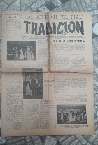Diario Revista Año 1954 * Tradicion * Raro N° 3 Folklore