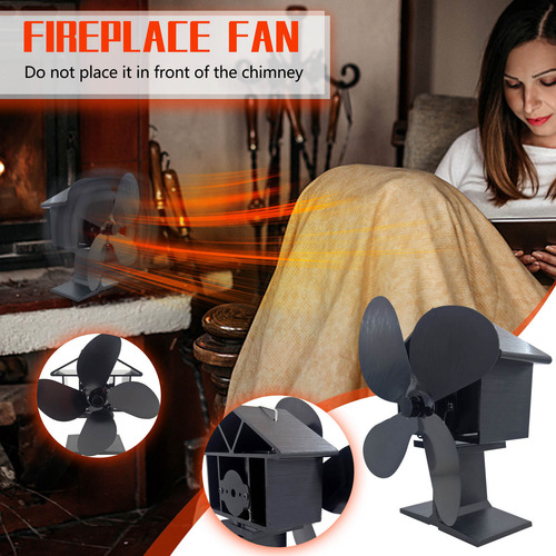 Ventilador Térmico En L Para Chimenea, Sala De Molinos De Vi