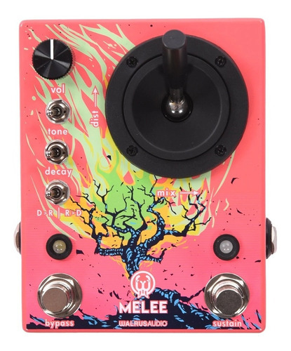 Pedal de distorsión Walrus Audio Melee Wall Of Noise Reverb