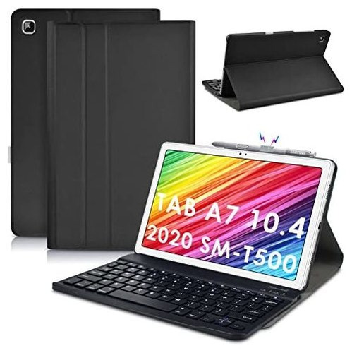 Caja De Teclado Para Galaxy Tab A7 10.4  De Detuosi Zmwgb