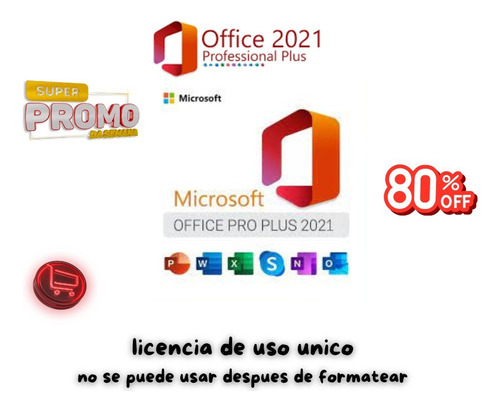 Office 2021 Pro Plus Windows 5 Dispositivos