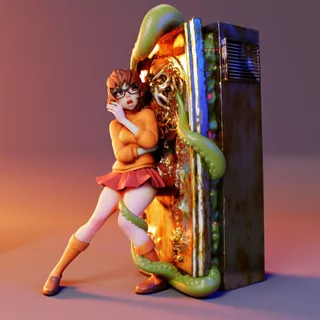 Escultura De Velma Inspirada En Call Of Cthulhu