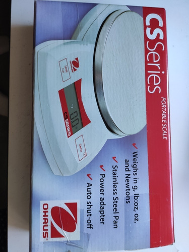 Balanza Portátil 200gr X 0,1gMarca Ohaus. Modelo Cs200