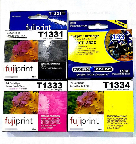 Pack De Tintas Epson 133 (4 Colores)