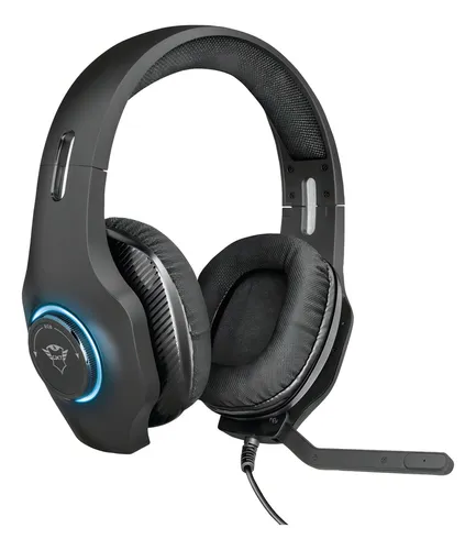 Headset Gamer Trust Gxt 455 Rgb Torus Computador Usb-p3 Led