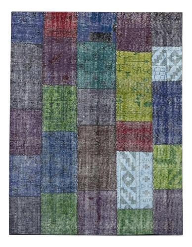 Alfombra Patchwork Lana  Multy 200x300cm Carpetshop