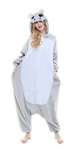 Navidad Gris Hippo Unisex Anime Cosplay Disfraces