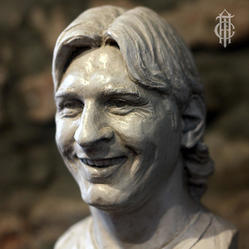 Busto Lio Messi - Escultura De Yeso - Artesanal Premium