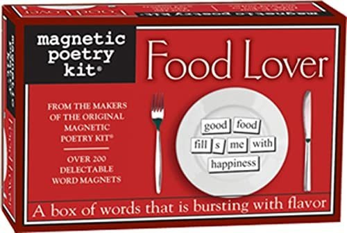 Poesía Magnética - Kit Para Amantes De La Comida - Palabras 