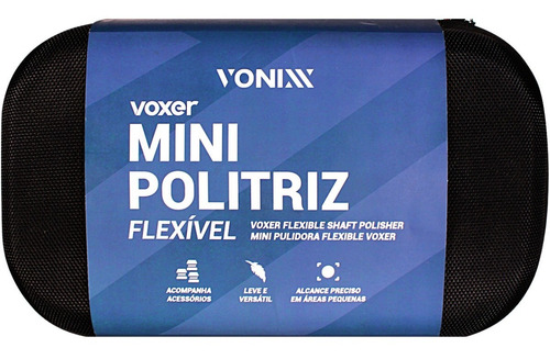 Mini Politriz Flexível Para Polimento Automotivo Vonixx