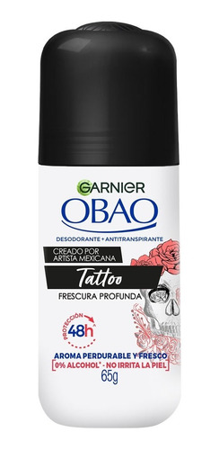 Desodorante Antitranspirante Garnier Obao Tattoo Roll On