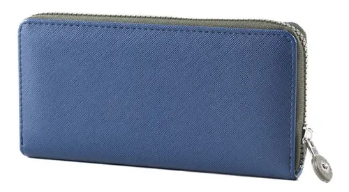 Billetera Mujer Billeteras Xl Extra Large Elly Azul Env o gratis