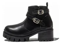 Comprar Borcegos Taco Moda Plataforma Botas Hebillas Danycalzados