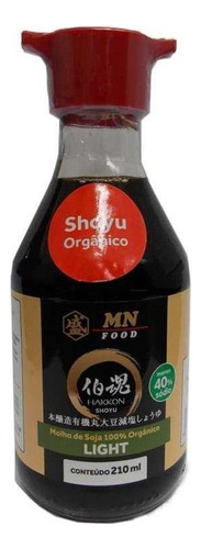 Shoyu Orgânico Light Mn Food 210ml