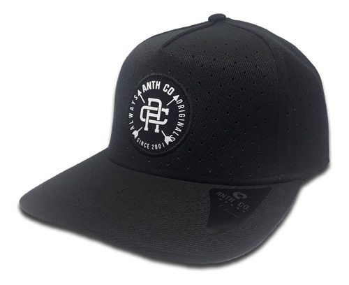 Boné Anth Co Circle Bordado Snapback Furadinho Ajustável