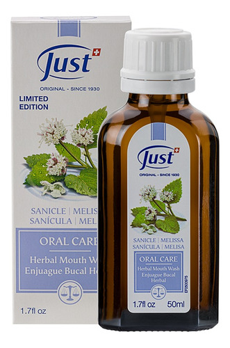 Enjuague Bucal Herbal Oral Care Just 50 Ml