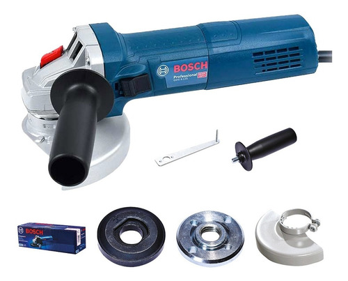 Miniesmeriladora Angular Bosch Professional Gws 9-125 S Color Azul 450w Azul