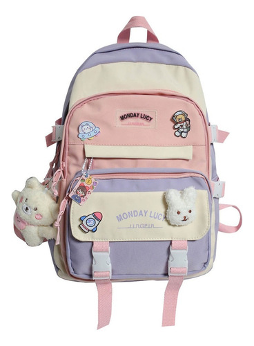 /mochila Escolar Kawaii Para Adolescentes Estudiantes Escola