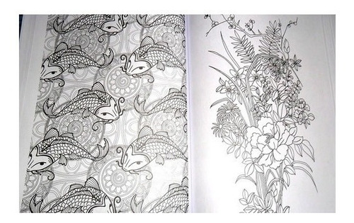 Imagem 7 de 7 de Jardins Do Oriente Mandalas + Jardim Japonês Livro Colorir