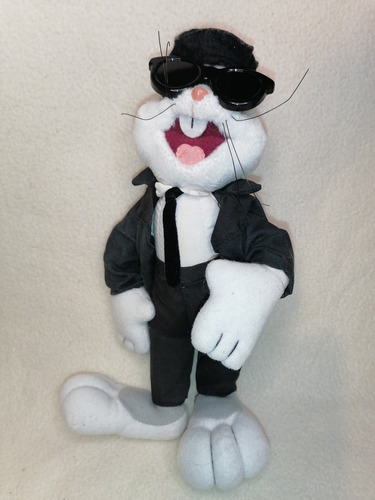 Peluche Original Conejo Bugs Bunny Traje Looney Tunes 25cm..