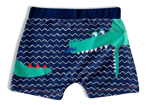 Imagem 2 de 6 de Sungão Bebê Menino Shorts Praia Tip Top Proteção Solar 50+