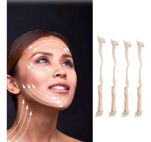 Banda De Estiramiento Facial, 4 Piezas De Bandas De
