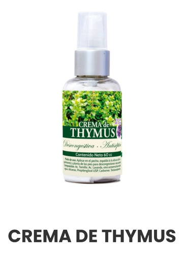 Crema Descongestiva Antiseptica Thymus 60ml