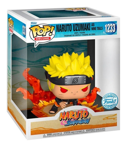 Boneco de ação Naruto Uzumaki As Nine Tails 1233 Naruto Special Edition