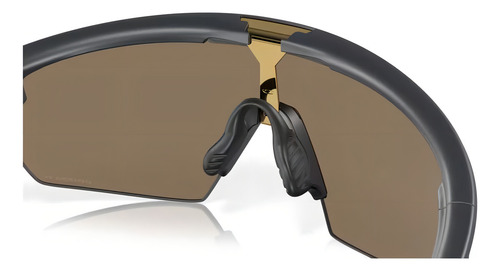 Óculos de Sol Oakley Sphaera Matte Carbon Lentes Prizm 24k Polarizada OO9403-0436