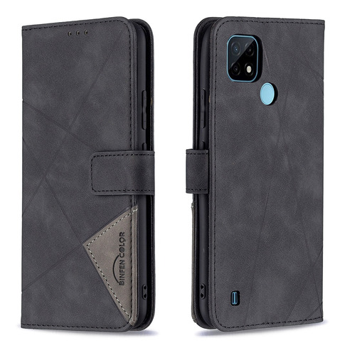 Para Oppo Realme C20/c21 Funda Con Tapa Billetera Bf23