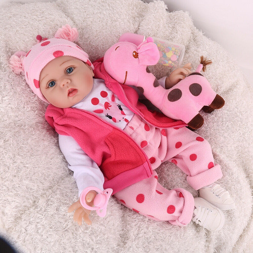 @ Npk Doll 48cm Muñecas Bebes Reborn Realistas Silicona Niña