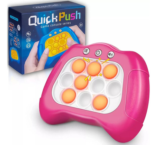 Máquina Juego Descompresión, Consola Juegos Pop Quick Push Color Rosa