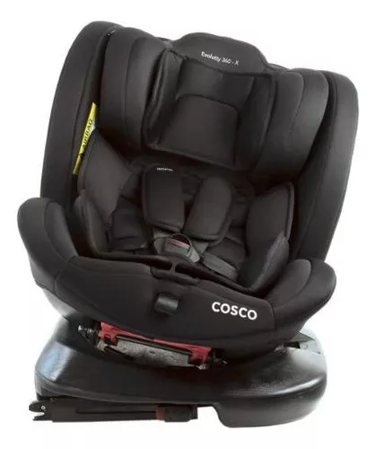 Asiento elevador de coche para niños Burigotto con Isofix, color negro