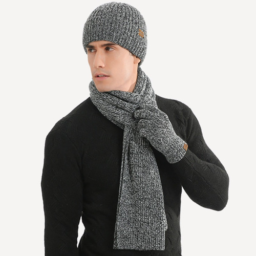 Traje Térmico De Tres Piezas: Gorro, Bufanda, Guantes