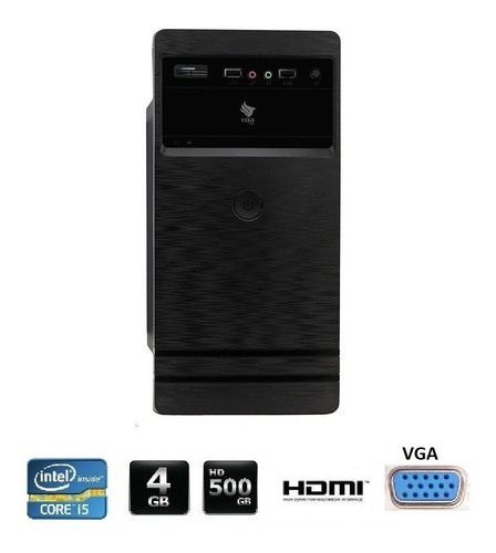 Computador Completo Cpu Pc Intel I5 4gb 500gb - Barato