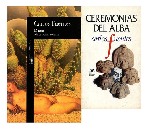 Lote De 2 Libros De Carlos Fuentes . Literatura Mexicana.