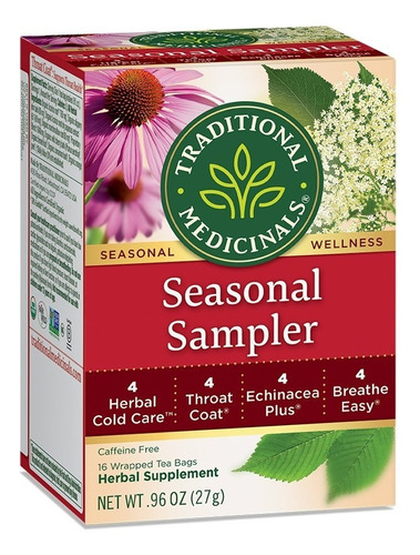 Te Organico Seasonal Sampler 16 Sobres Se