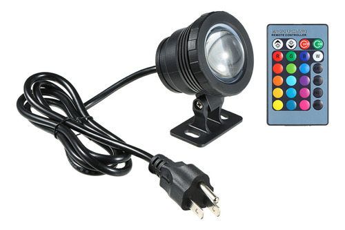 Ac85-265v 10w Rgb Led Luz Subaquática Lâmpada Submersível Co