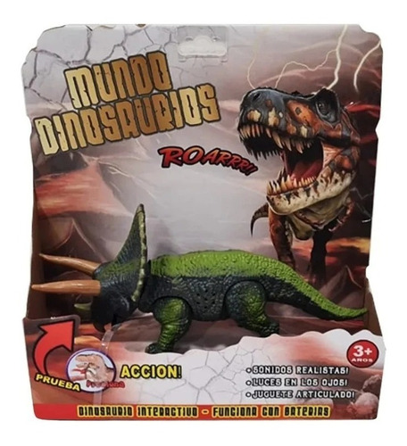 Dinosaurio Con Luz Y Sonido T Rex Raptor Mighty Megasaur Byp