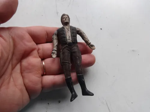 Muñeco Star Wars Antiguo Goma Para Restaurar Hans Solo (Usado)